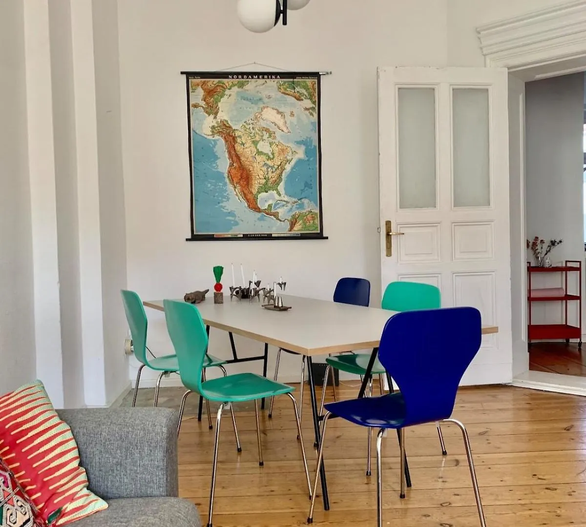 Daire Colorful Design 2Room W Balcony Next Maybachufer Berlin Almanya